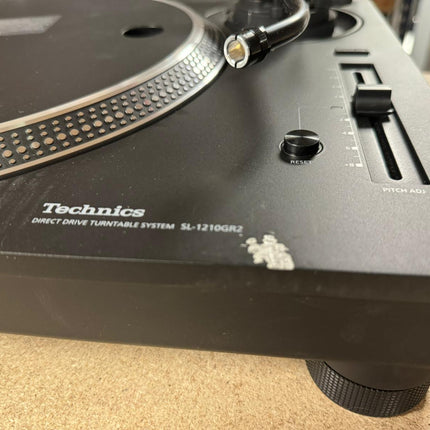 Technics SL-1210GR2 Black, Damaged, Scratches